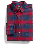 Red Plaid Oxford Shirt