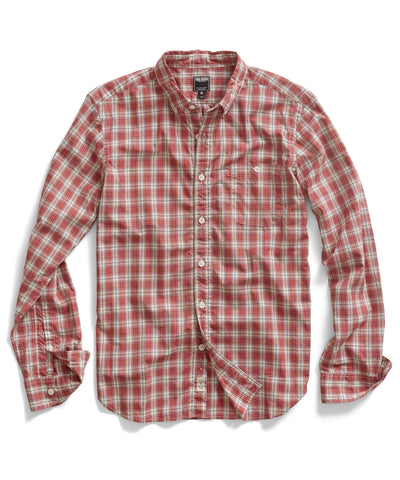 Red Plaid Sport Shirt 