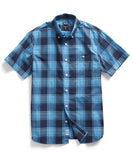 Blue Plaid Short Sleeve Shirt