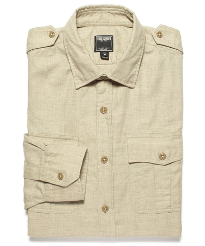 Khaki Military Sport Shirt