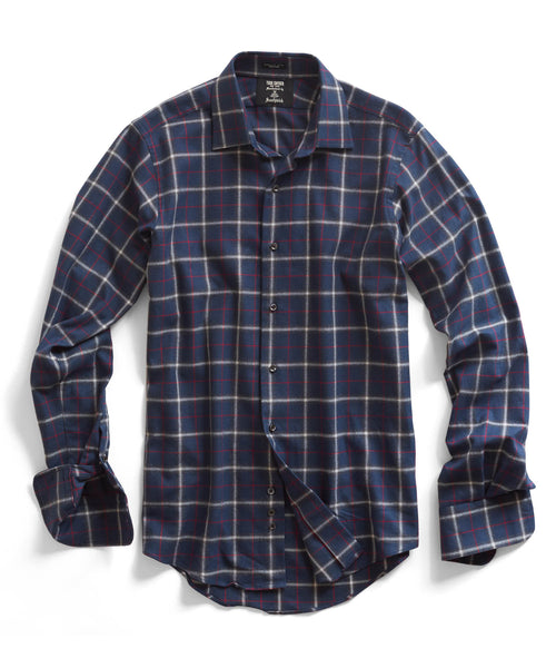 Charcoal Plaid Dress Shirt