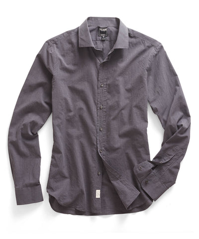 Dark Grey Poplin Shirt