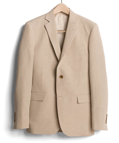 Flax Chambray Wool/Linen Suit Coat