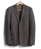 Charcoal Herringbone Suit Jacket