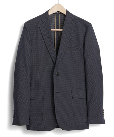 Navy Dot Suit Coat