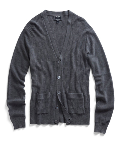 Dark Grey Classic Cardigan