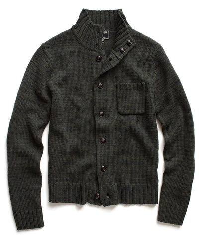 Olive Sweater Liner Coat