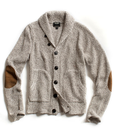 Ivory Shawl Cardigan Sweater