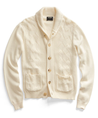 White Baseball Sweater