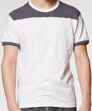 White Football Crew T-Shirt