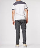 White Football Crew T-Shirt