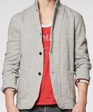 Grey Heather Fleece Sportcoat