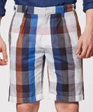 Blue Plaid Short
