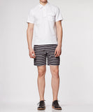 Black Stripe Short