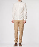 White Square Sport Shirt