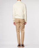 White Baseball Sweater