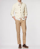 White Baseball Sweater