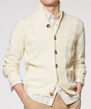 White Baseball Sweater