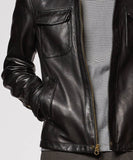 Black Leather Paul Jacket