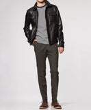 Black Leather Paul Jacket