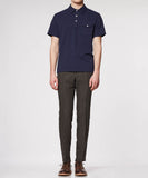Navy Pique Polo