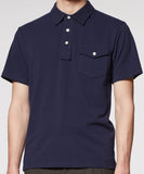 Navy Pique Polo