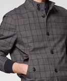 Grey Plaid Barracuda Jacket