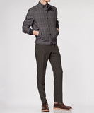 Grey Plaid Barracuda Jacket