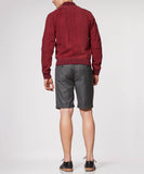 Maroon Varsity Suede Jacket