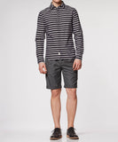 Black Stripe Poplin Sport Shirt