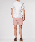 White Check Short Sleeve Shirt