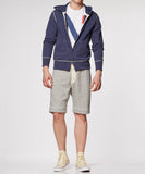 Mast Blue Zip Hoodie