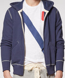 Mast Blue Zip Hoodie