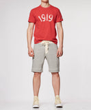 Faded Red 1919 Graphic Crew T-Shirt