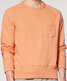 Orange Pocket Sweatshirt