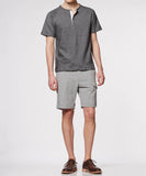 Salt & Pepper Short Sleeve Henley