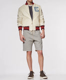 Off White Baseball Jacket