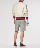 Off White Baseball Jacket