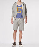 Grey Heather Zip Hoodie