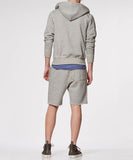 Grey Heather Zip Hoodie