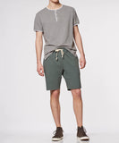 Grey Heather Short Sleeve Henley