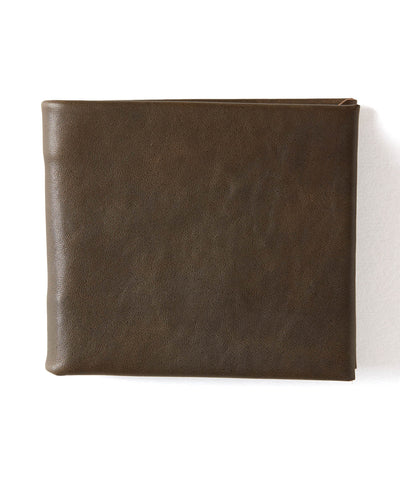 Olive Leather Bi-Fold Wallet