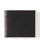 Black Leather Bi-Fold Wallet