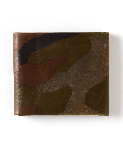 Camo Leather Bi-Fold Wallet