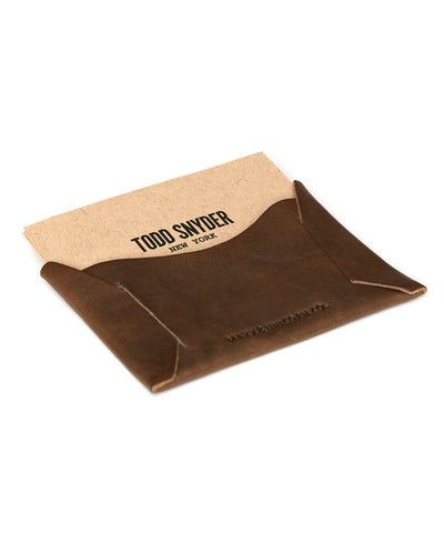 Olive Leather Card Wallet