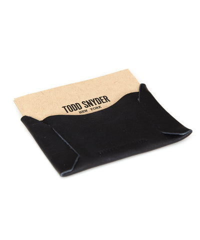 Black Leather Card Wallet