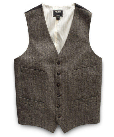 Grey Wool Classic Vest