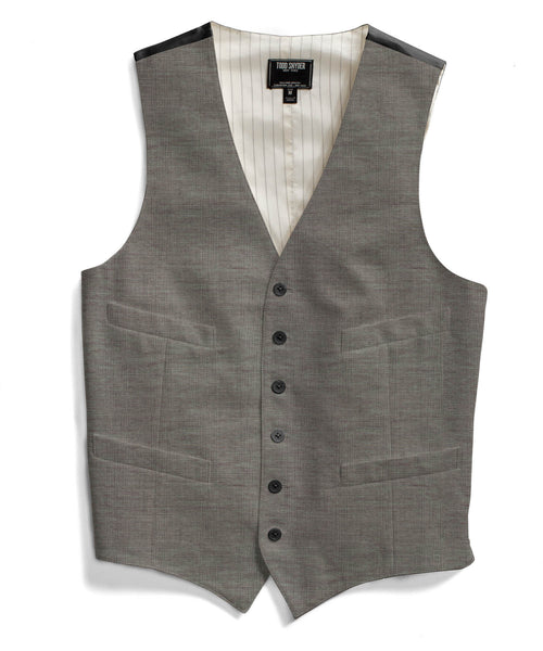 Grey Glenplaid Classic Vest