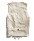 White Pique Classic Vest